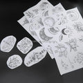 Stick and Stitch Embroidery Paper A4 Plain Water Soluble Stabilizer for Embroidery Patterns Adhesive Embroidery Transfer Paper