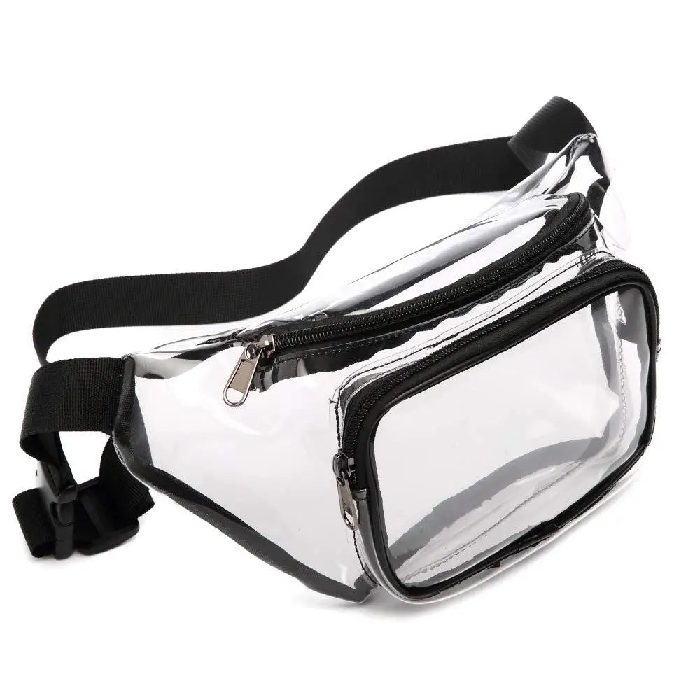 SG0262 Hot Selling 5 Colors Waterproof Waist Bags Unisex Pvc Transparent clear Fanny Pack