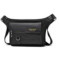 OEM ODM Men PU Leather Shoulder Bag Fashion Durable Crossbody Side Bag Wide Strap Cross Shoulder Side Bags for Boys