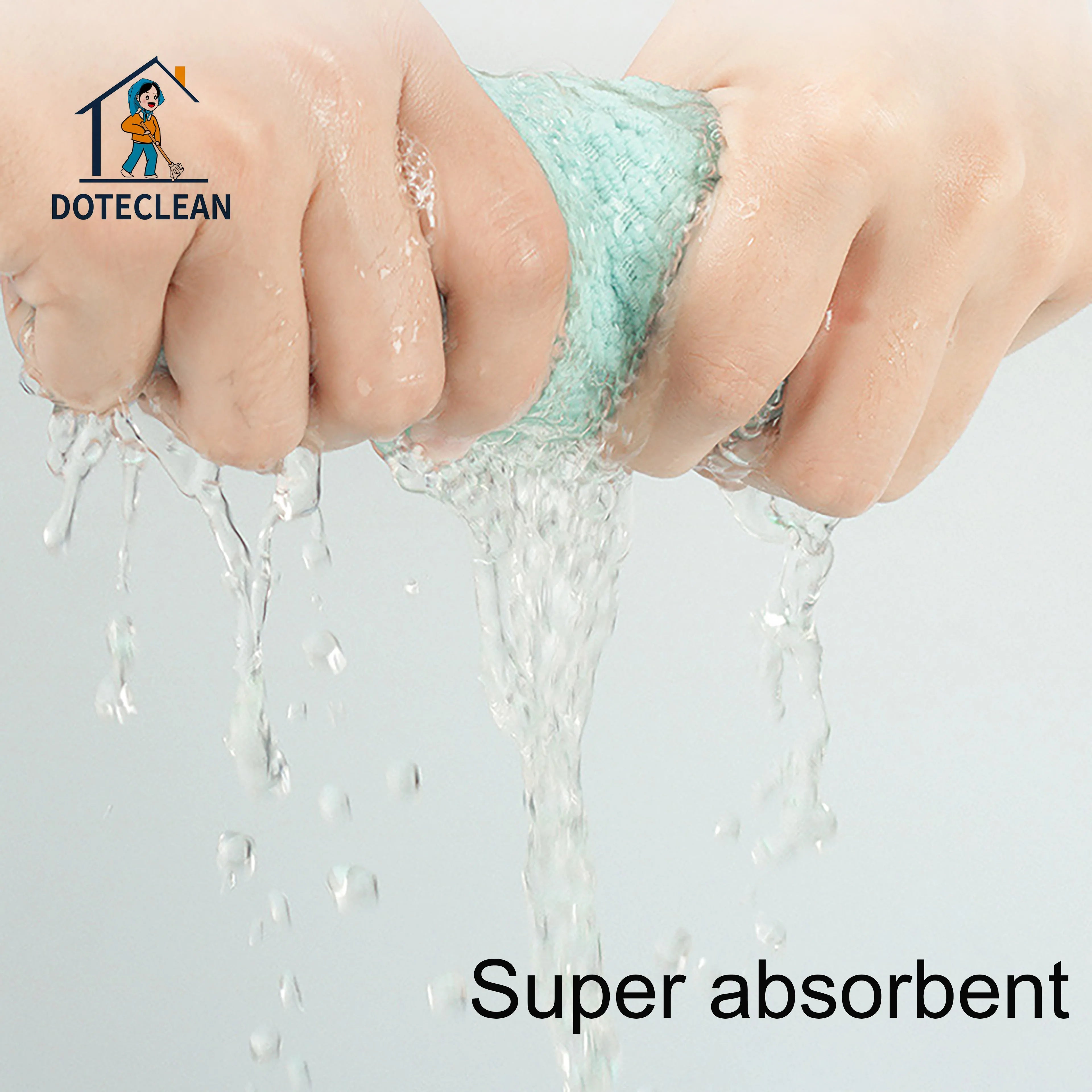 Super Absorbent Microfibre Kitchen Cleaning Cloths Household Wash Towels Tools Enhanced Cleaning Performance