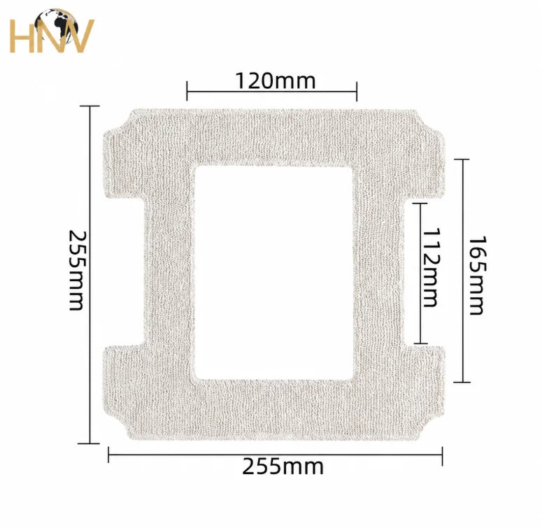 HNW Corvus W1 Compatible Reusable Plastic Mop Accessories for Car RV Garage-High Efficiency Cleaning