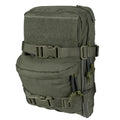 IDOGEAR Mini Tactical Camo Backpack Water Reservoir Bag Water Bladder Pouch Ranger Green MOLLE Hydration Pack for Tactical Vest
