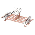 Space Saving Foldable Non Slip Metal Clip Hanger for Pant Skirt Bikini Swimwear Underwear Wardrobe Shoes