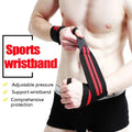 Custom Adjustable Sports Elastic Stretchy Wristbands Weight Lifting Wrist Support Wrap Band Weightlifting Gym Strap Wrist Wrap