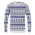 Drop Shipping Christmas Art Style Long Sleeve Fleece 3D Round Neck Long Sleeve Polyester Fabric Hoodless Hoodie
