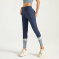 Women's High Waist Gym Leggings with Butt Lifting Training Elastic Trousers Breathable Adult Yoga Pants Mesh Ankle Custom Logo