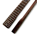 ST Wenge Guitar Neck 9.5 Inch Radius 22 Frets Neck Guitar Replacement  Chicken Wing Wooden Wenge