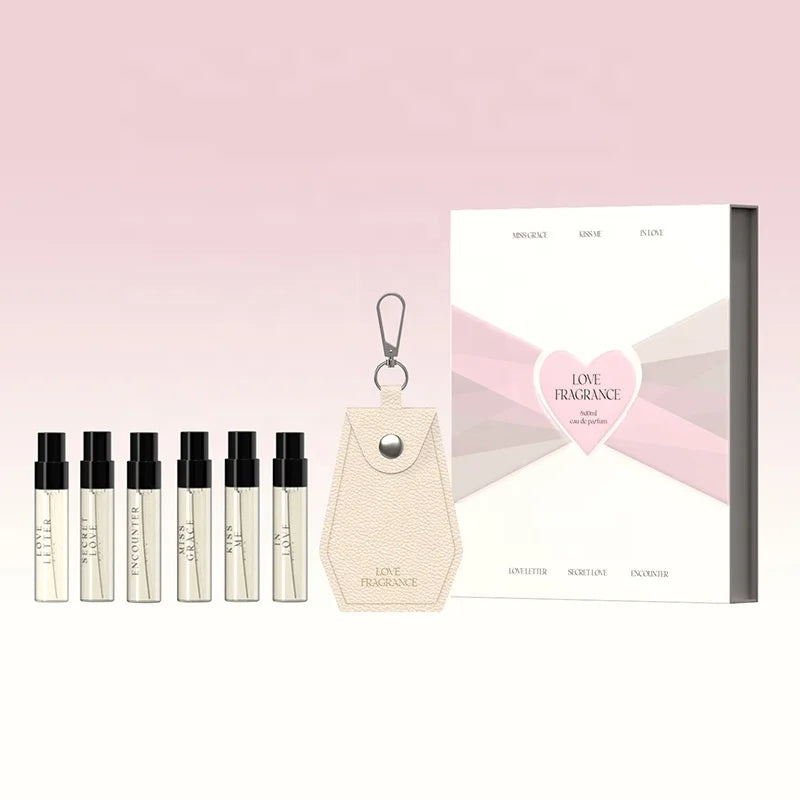 Custom Logo Luxury Mini Empty 5ml Refillable Fragrance Atomizer Perfume Bottle with Pump Sprayer Screen Printing Box | 30% Recycled PCR Glass (EU Ce