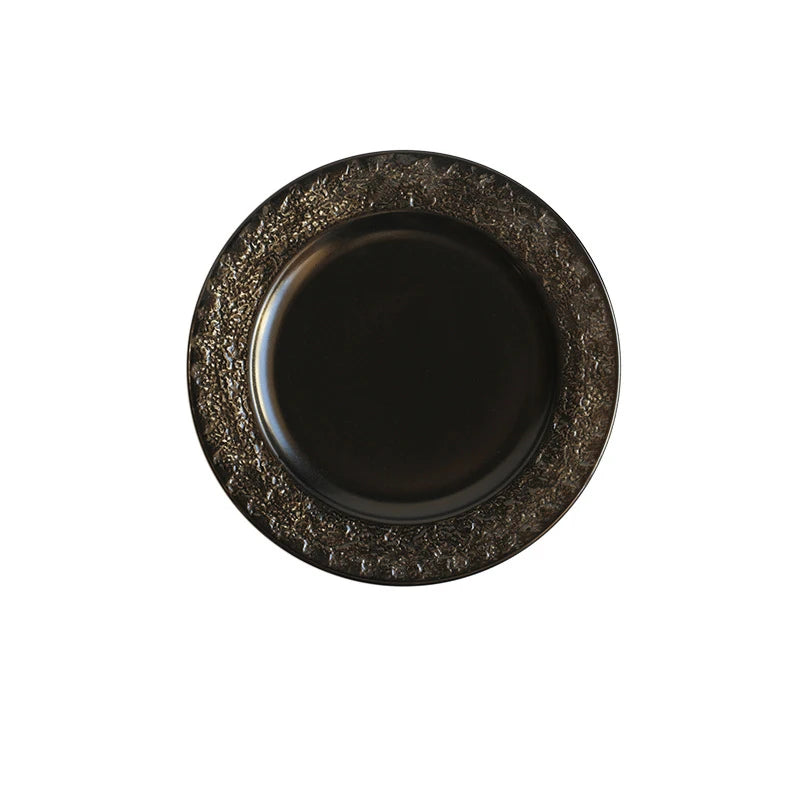 10.6 Inch Ceramic Dinner Plate Western Tableware Steak Dish for Kitchen & Restaurant Dessert Plate