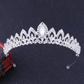 2025 Bride Crown Fashion Wedding Accessories Alloy Rhinestone Crown Headband Bride Wedding Headdress Hair Accessories