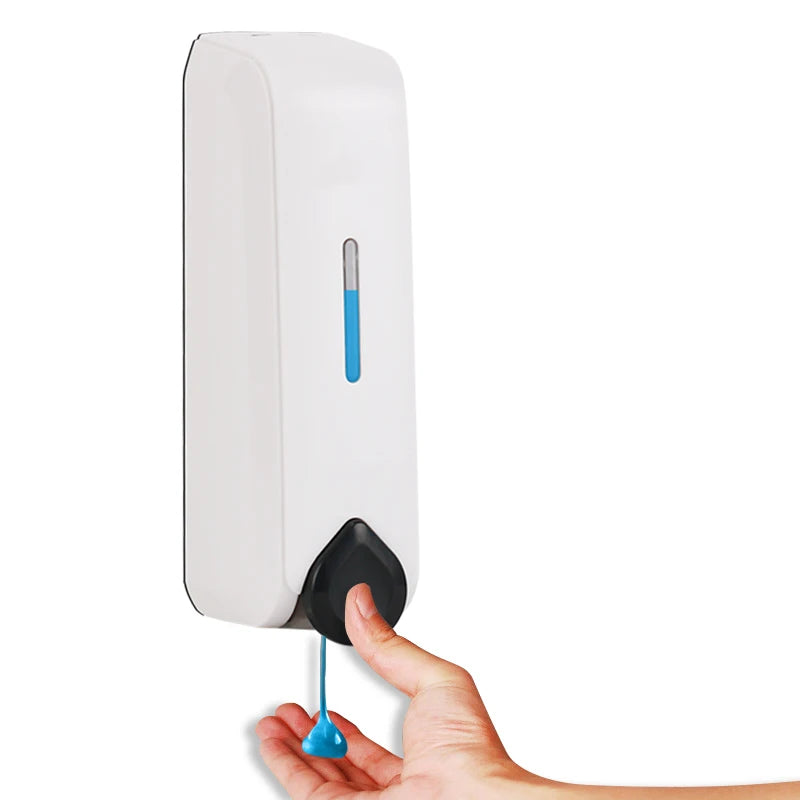 350ml Manual ABS Bottle Refill Hand Wash Dispenser Double Soap Dispenser Foam Hand Soap Dispenser for Hotels
