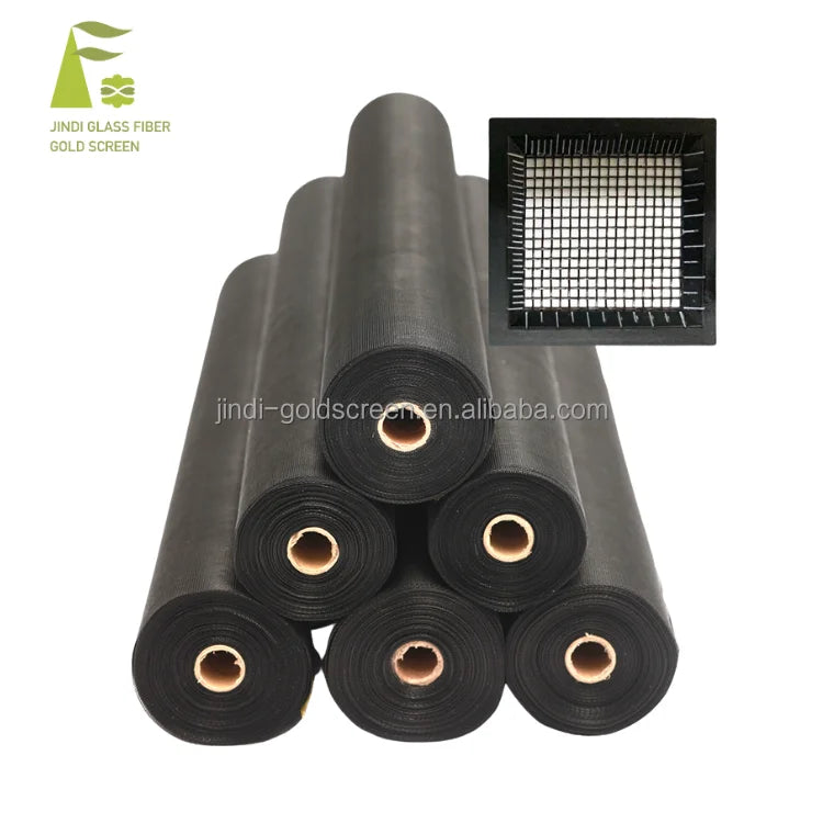 JINDI high tensile flat insect screen 1618 anti mosquito fiberglass window screen mesh