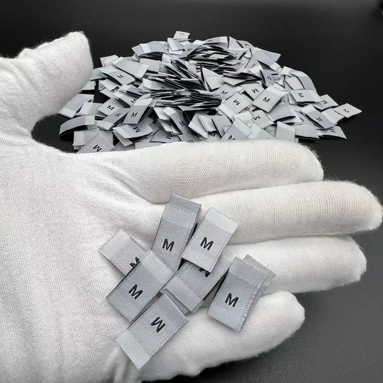 Custom Private Label Clothing Brand Tags Printed Ribbon for Garments Shoes Bags