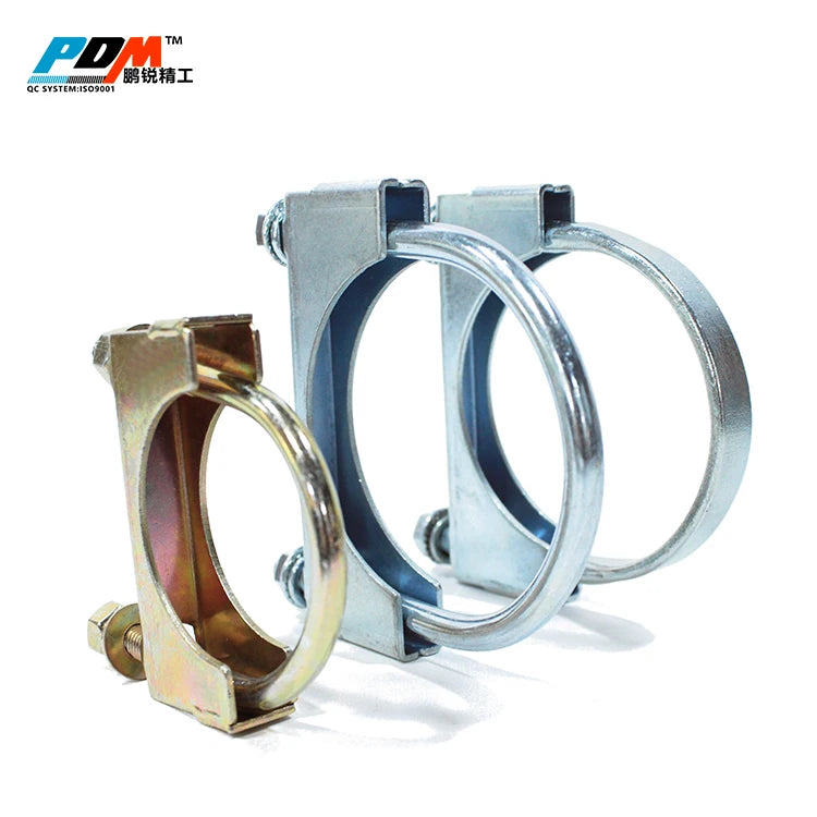 3.0" Stainless Steel/Steel ZP Muffler U Bolt Exhaust Clamp-Universal Fit Inch/Metric Measurement