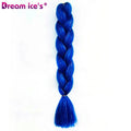 DREAM.ICE'S HAIR Yaki Synthetic Tinsel Glowing Jumbo Braids Soft Tangle Free All Colors Suitable Wholesale Braiding Hair