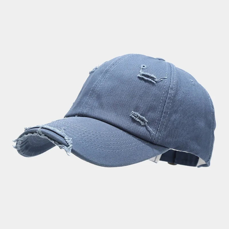 Custom Embroidery Logo Acceptable Blank Solid Colour Dad Gorras Sports Cap Worn Out Trucker Hats Cotton Distressed Baseball Cap