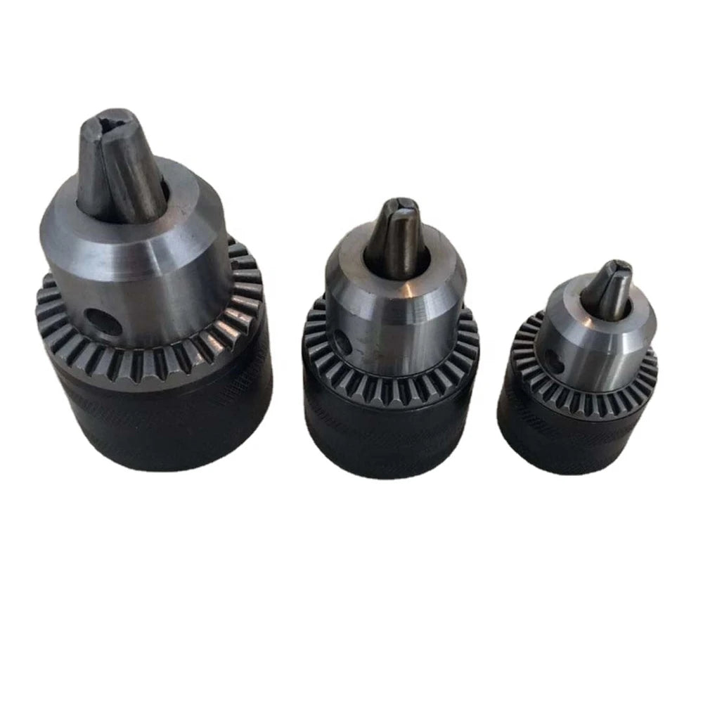 Zhongyi 6.5mm 10mm 13mm 16mm Steel Electric Drill Chucks with Key 3-Jaw Light Type for Clamp Bits 3-Year Warranty