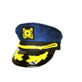 100% Polyester Wholesale Good Quality Adult Round Party  Navy Captain Hats