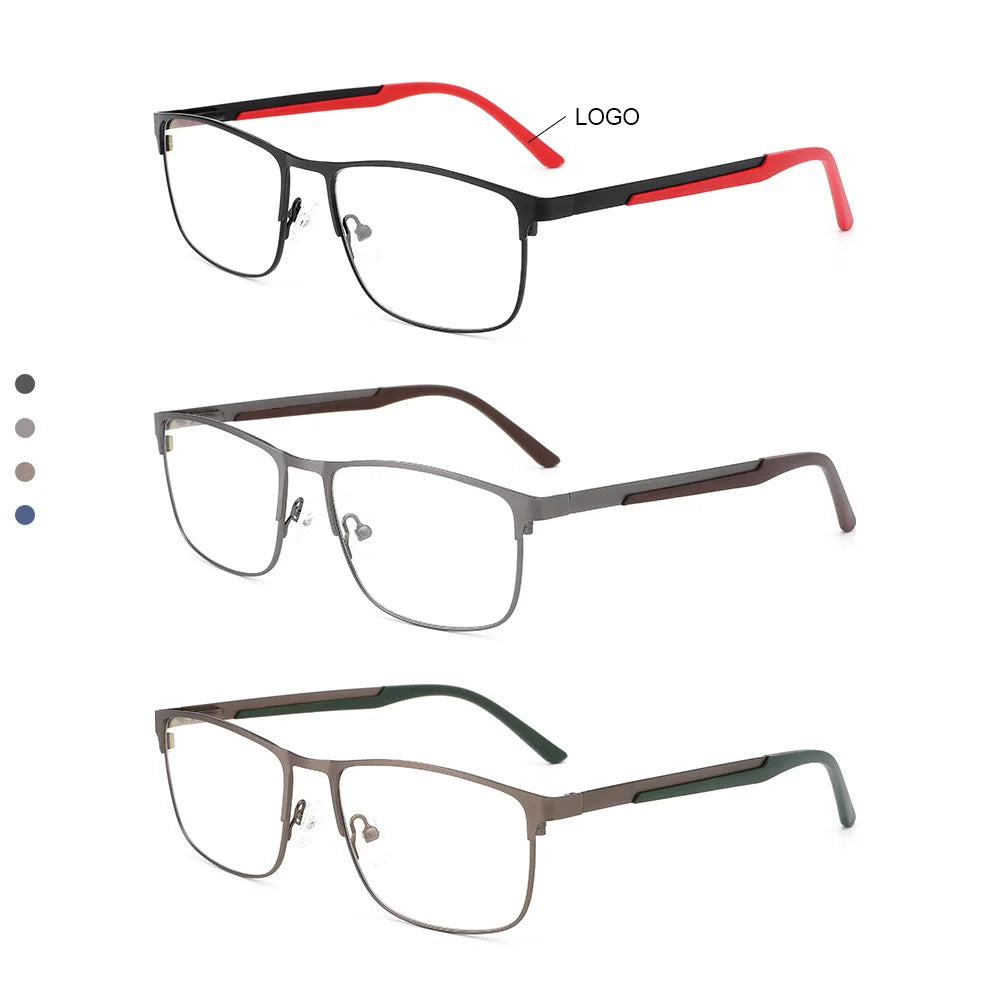 Ultra Light Blue Sport Metal Eyeglasses Unisex Optical Prescription Glasses for Adults Myopia Glasses for Outdoor Sport Fishing.