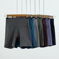 New Hot Sale Elastic High Waist Shorts Solid Color Yoga Three Point Running Shorts for Women