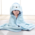 Ultra Soft Coral Fleece Hooded Towel Set Unique Animal Design Large Size for Infants and Babies Disposable for Bath Hotel Use
