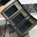 Private Label Matte Black Cashmere Lash Extensions Fluffy Volume Trays 0.05 Soft Lash Extensions 0.03 Lash Trays