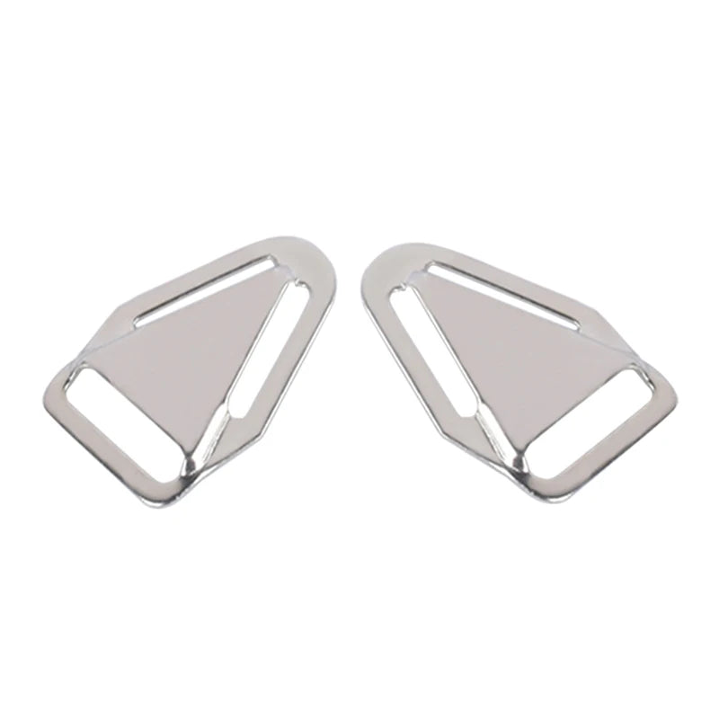 Garment Accessories 15mm Belt Triangle Buckle Gourd Buckle Suspender Adjuster Clip for Overalls