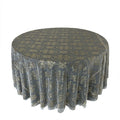 Glitter Gold Damask Sequin Party Tablecloth Overlay for Wedding Decoration