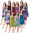 Women's Nightgown Zodiac Nightdress Women's Sleepwear Satin Silk Dress Silk Pajama