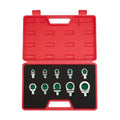 10-piece Set 9*12mm Ring Insert Interchangeable Head Set 8-30mm CR-V Steel Used in Combination with a Interchangeable Wrench