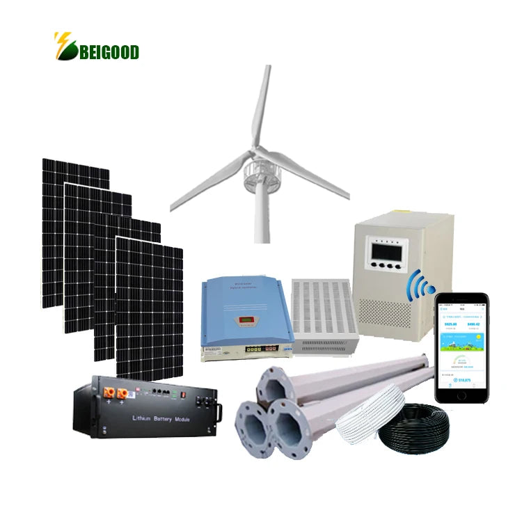 15kw New Energy on Grid Low Rpm No Noise Windmill Free Energy Generator for Wind Turbine 15kw Horizontal Axis 380V 15000w