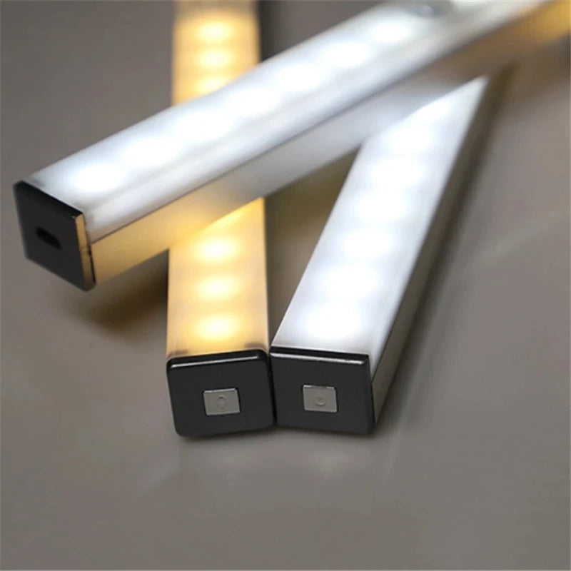 Smart Motion Sensor LED Night Light for Home Human Body Induction Bed Kitchen Cabinet Wardrobe Wall Lamp