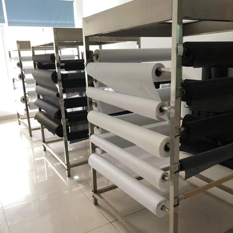Non Woven Fusible Interlining 2016HF Nonwoven Fusing Interlining Paper for Garment Embroidery