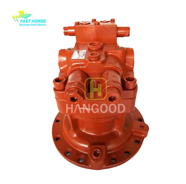 Hangood Construction Machinery Parts SY215 Swing Motor M5X180CHB Swing Motor Assembly 60180836 Excavator Parts