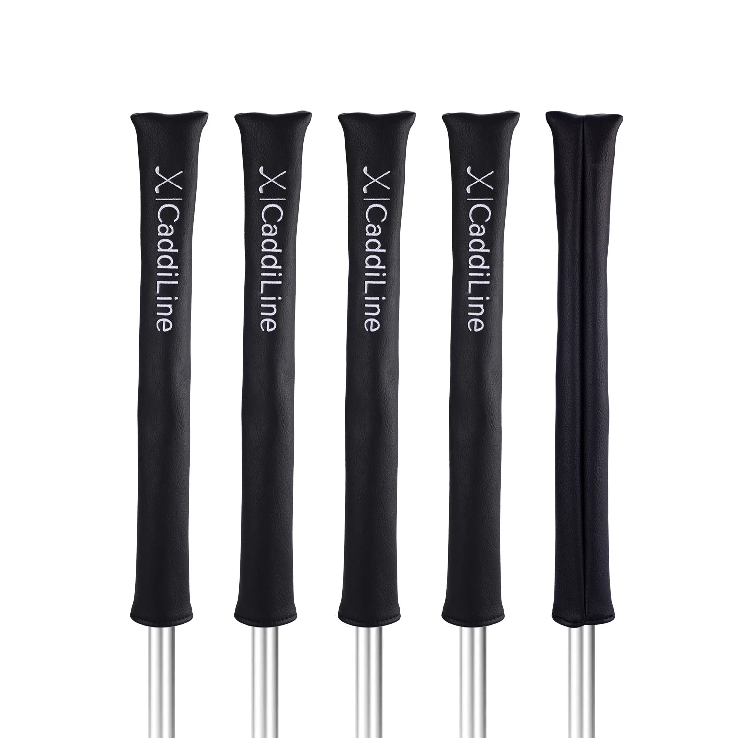 New Design PU Leather Golf Alignment Stick Cover Black Golf Accessories
