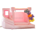 Commercial Grade White PVC Inflatable Bouncy Castle Combo with Ball Pit Kids Bouncer and Water Slide-for Playhouse or Toy
