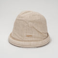 Japanese-style Simple Rolled-edge Cotton Linen Bucket Hat for Women Men Spring Versatile Fisherman Hat for Outside Warm
