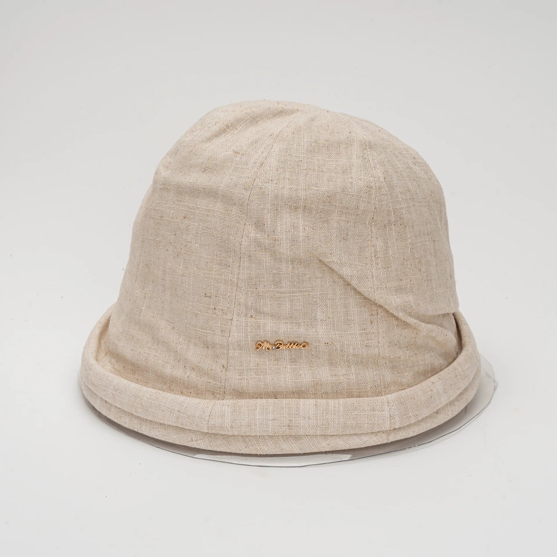 Japanese-style Simple Rolled-edge Cotton Linen Bucket Hat for Women Men Spring Versatile Fisherman Hat for Outside Warm