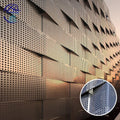 Aluminium Facade Perforated Laser Cut Panel Decorative Curtain Wall Aluminum Exterior for Mall Villa Hotel Hall Apartments