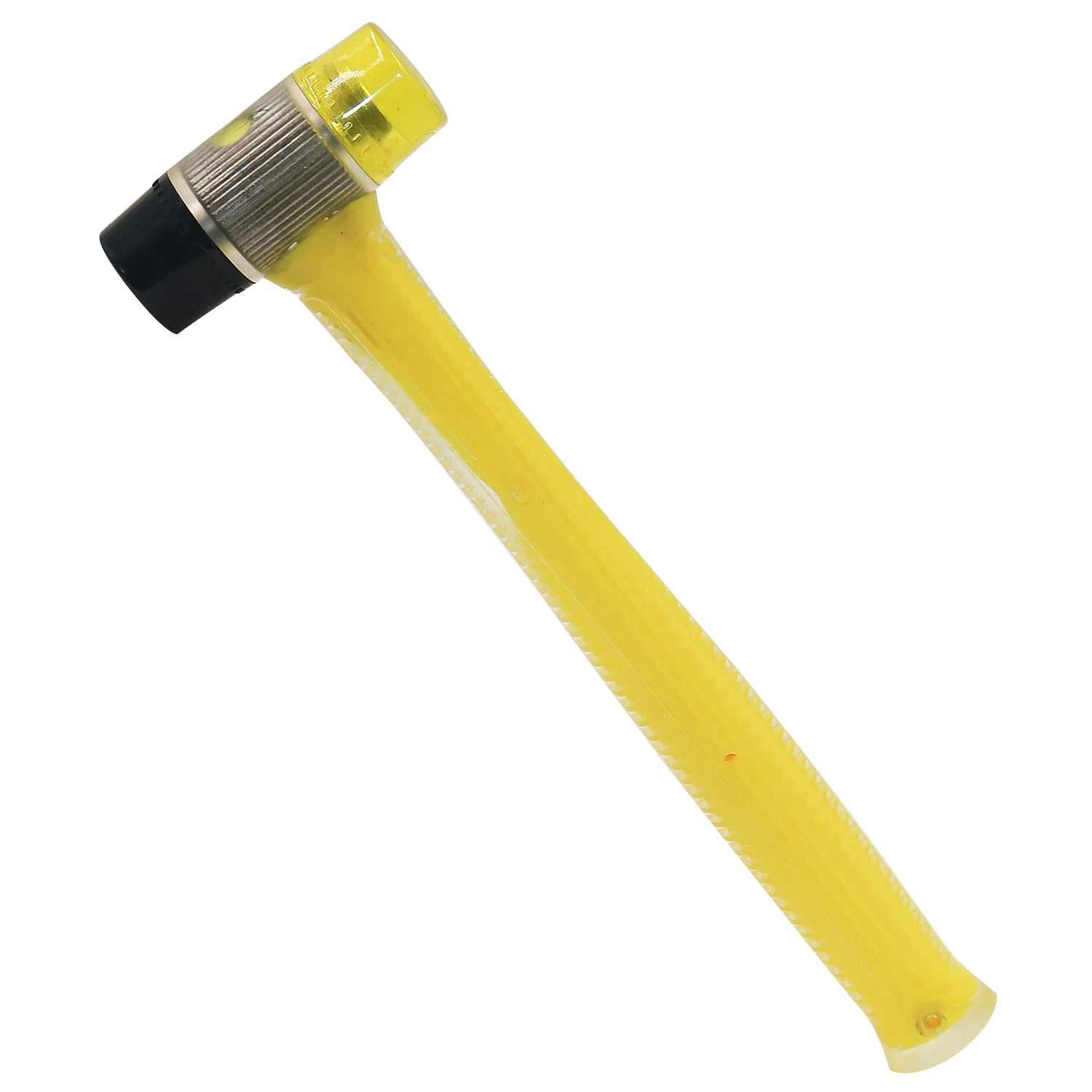 Factory Sale Various Widely Used 25mm Diameter Yellow Jewelry Hammer Double Sided Rubber Hammer Rubber Mallet for Jewelry Making