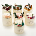 AIKUN Luxury Candles Soothe the Nerves and Help Sleep Scented Dried Flowers Candle Home Decoration Gifts Set