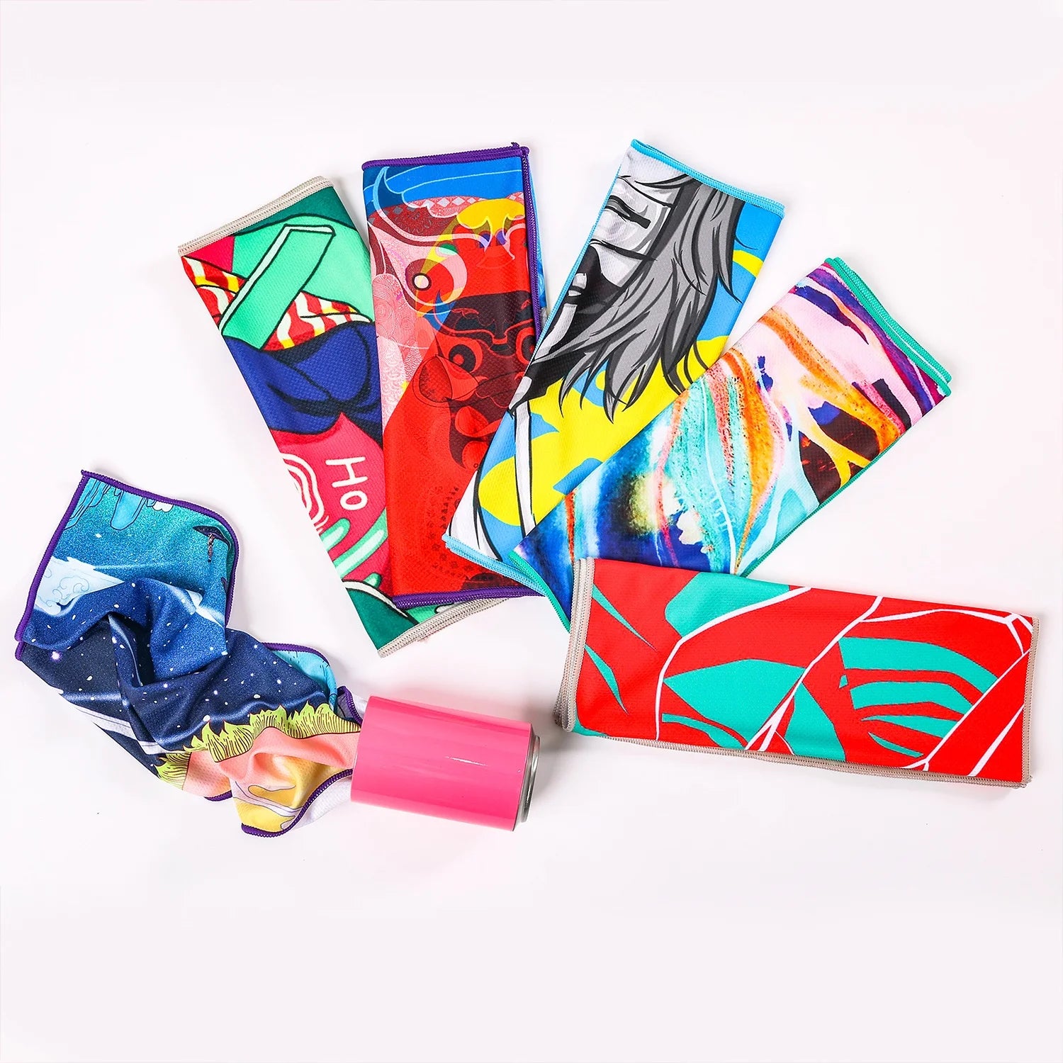 Cheap Custom Logo Breathable Quick Dry Microfiber Sports Cooling Towels for Neck