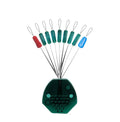 7+2 Cylindrical Bulk Spotted High Translucent Green Ultra Tight Silicone Space Beans Other Fishing Products