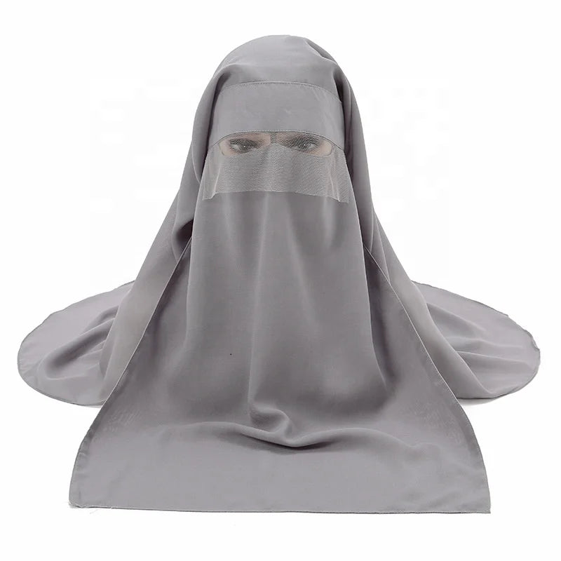 Zifeng OEM Tejido Bufanda Autumn Hot Selling Headwear Mask Chiffon Muslim HIjab
