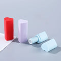 Solid Blue Heart Shaped Matte Plastic Heart Shape Empty Lipstick Balm Tube