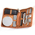 Home Use 9Pcs Shaving Set Personal Nail Care Tool Stainless Steel Razor Man Care Kit With Customized Logo