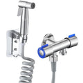 Modern Stainless Steel Bidet Shattaf Sprayer Set Wall-Mounted Toilet Shower Sprayer for Bathroom Accessories