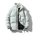 2022 Suede Jacket Men Plain Color Utility Printed Bomber Jacket Brown Winter Jacket for Man