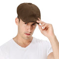 Spring Summer Vintage Soild Cotton Hemp Beret Caps for Men Women Newsboy Hat Caps Casquette Streetwear