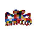 Ins Hot Selling PVC Hair Claw Clips Large Size Retro Colorful Checkered Hair Claws for Women